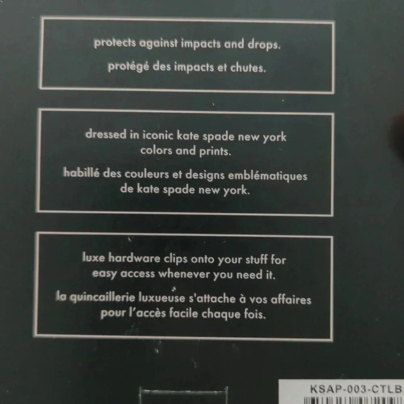 Kate Spade Gold Leopard print airpod 3rd generation case - Picture 3 of 3